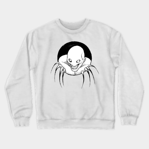 Out of your hole (Black and white) Crewneck Sweatshirt by Bloody Savage